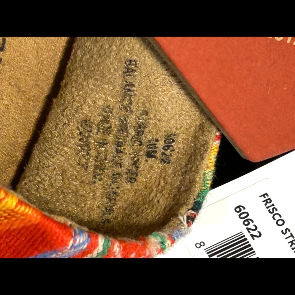 Minnetonka Pam Espadrilles Frisco Stripe Multicolor Womans 10